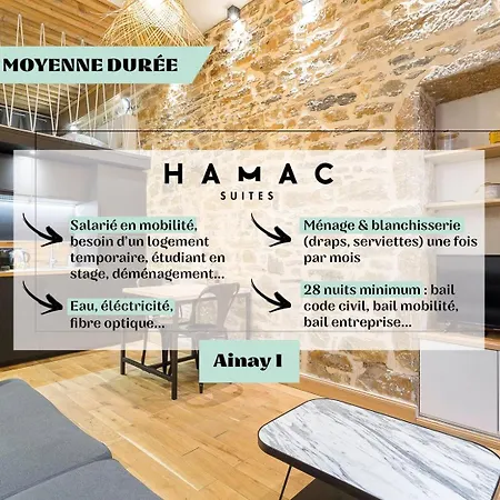 Hamac Suites - Studio Ainay 1 - Hyper Centre Lyon - 2 Personnes Extérieur photo