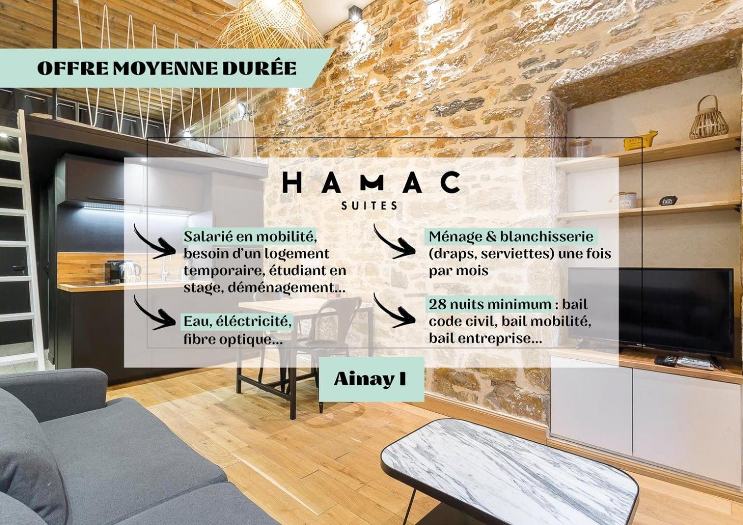Hamac - Ainay 1 - Hyper Centre - 2 Personnes Appartement *